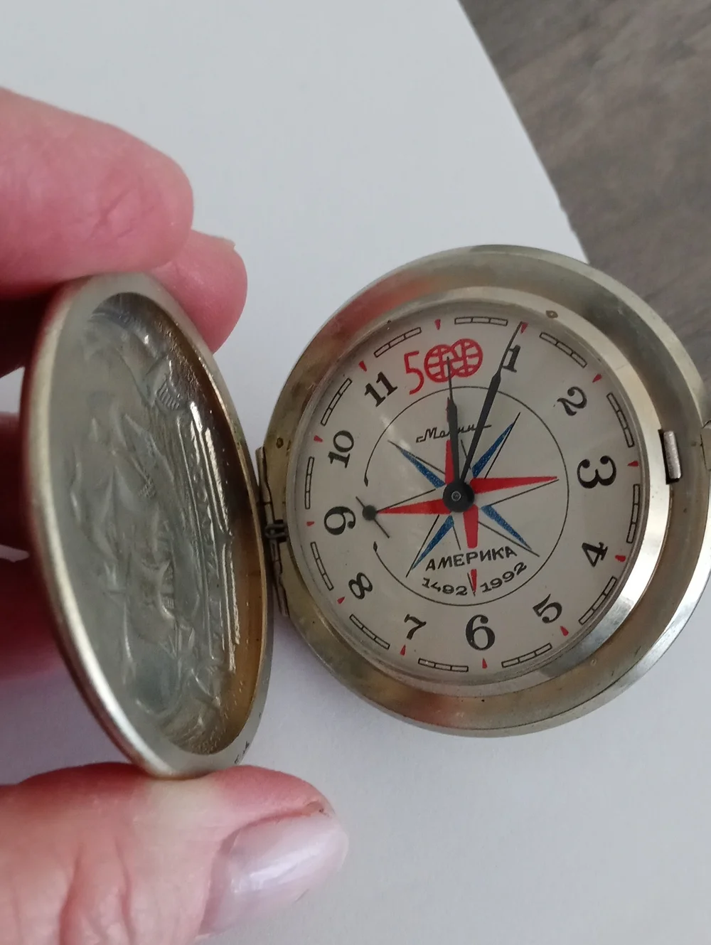'Discovery Day' Pocket Watch